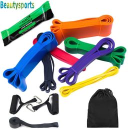 Weerstandsbanden Fitnessband Trek elastische rubberen lus Power Set Home Gym Workout Expander Versterken Trainning 231007