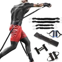 Faixas de resistência Conjunto de faixas de fitness para boxe nas pernas e braços Muay Thai Ginásio doméstico equipamento de treinamento de força saltitante3227