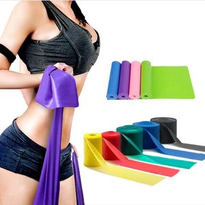 Bandes de résistance Fitness Exercice Caoutchouc Yoga Pilates Bande Élastique Gym Gymnastique Accueil Équipement Accessoires