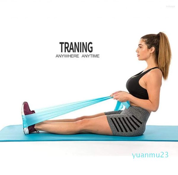 Bandes de résistance Fitness Exercice Rubber Yoga Band élastique Boucles de forme de beauté pour l'entraînement au gymnase Slimming 94