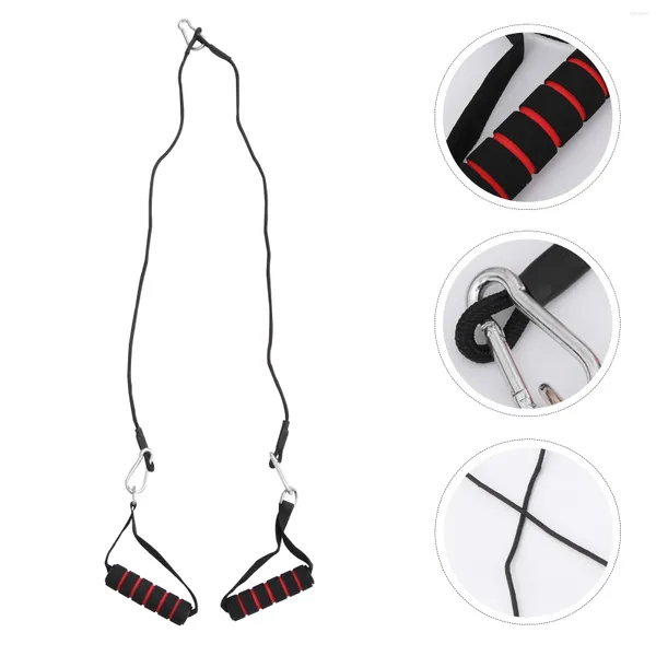 Bandes de résistance Fitness Poignée Biceps Corde Système de Poulie Maison Câbles Triceps Pulldown Attachement Sangle Extensible Cordes En Nylon