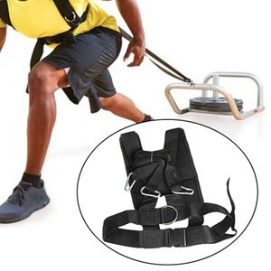 Bandas de resistencia Fitness Peso Correa para el hombro Hebilla de trineo Arnés de velocidad de potencia multifuncional Entrenador Entrenamiento para ejercicio muscular 230612