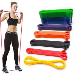 Weerstandsbandjes voor Fitness Rubber Banden Pull Up Oefening Elastische Spier Versterking Stretch Yoga Pilates Gym Workout Equipment H1026