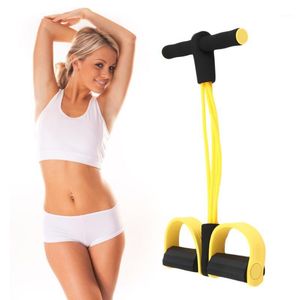 Weerstandsbanden Vier elastische band fitness touwoefeningsapparatuur voor yoga pilates workout latex buis pull druppel 1