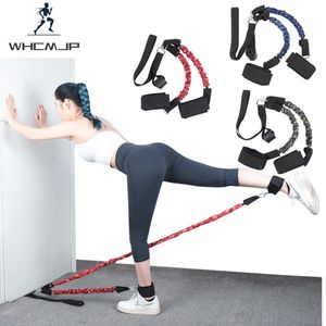 Bandes de résistance Corde de tension de hanche Bande de résistance Cordon fessier Câble Machine Cheville Kickback Sangle Ensemble Équipement de fitness pour Gym Home Workout 230307