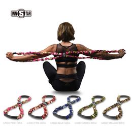 Bandes de résistance INNSTAR Figure 8 Bande de résistance Exercice de yoga Bandes élastiques Extenseur de tube en caoutchouc pour entraînement à la maison Bodybuilding Back Shaping HKD230710