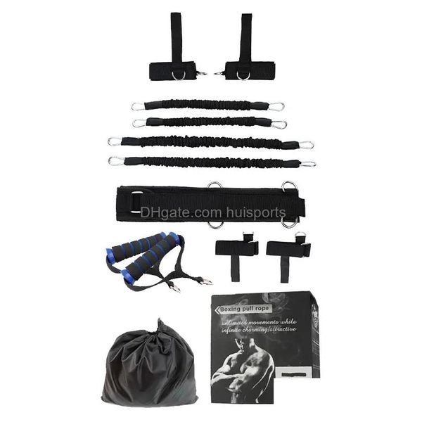 Bandas de resistencia Conjunto de látex para entrenamiento Crossfit Ejercicio PL Cuerda Expansor de goma Fitness elástico con bolsa y caja18979801 Drop Deli Dhbyo