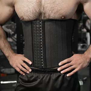 Weerstandsbanden Man Shaper Taille Trainer Cincher Corset Mannelijke Lichaam Modellering Riem Tummy Afslanken Band Sport Gym Fitness Compressie