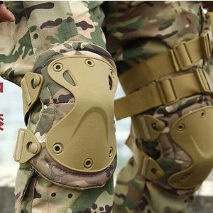 Bandas de resistencia Rodilleras tácticas militares Ejército Paintball Caza Protección Codo Guerra Juego Protector Equipo