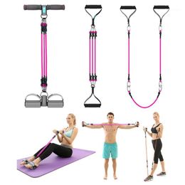 Weerstandsbanden multifunctionele sit-up fitness abdominal oefener huishoudelijke sportschool sport pull touwen workout elastische rubberen riemen