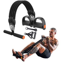 Weerstandsbanden pedaal multifunctionele spanning touw situp bodybuilding expander voor fitness Home Gym Equipment Menwomen 230617