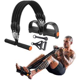 Bandas de resistencia Bandas de resistencia del pedal Cuerda de tensión multifunción Situp Expansor de culturismo para Fitness Equipo de gimnasio en casa para hombres Mujeres 230808