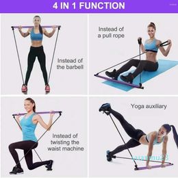Weerstandsbanden Pilates Stick Bar Band Home Gym Portable Pull Rods Fitness Stretch Rope Puller 97