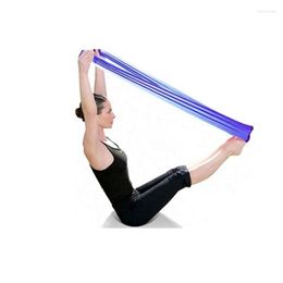 Weerstandsbanden Pilates Yoga Aerobics Stretch Tensiele elastische band Banda de resistencia