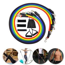 Weerstand Bands Set Pull Touw Fitness Band Expander Elastische Bandjes Yoga Tubes Latex Bandas Elasticas Fitnessapparatuur Q1225