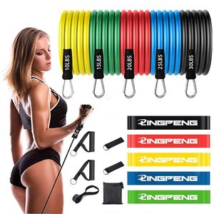Weerstandsbanden Sport rubberen band voor fitnessapparatuur Elastisch omhoog trekken Gym Oefening Training Draagbare lichaamssporten 230617