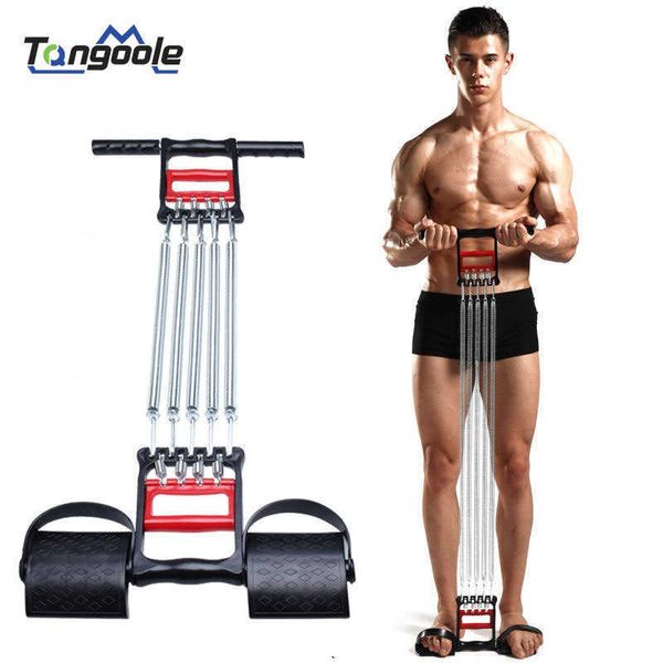 Bandes de résistance Tangoole Multifonctionnel Spring Chest Developer Expander Hommes Fitness Tension Puller Muscles Exercice Bandes de résistance HKD230710