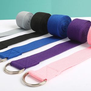 Bandes de résistance Vente en gros Ceintures de yoga Corde d'entraînement Sangle extensible Multi Fonction Pilates DRing Outils d'entraînement Équipement de gymnastique 5 pièces 231024