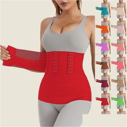 Bandes de résistance Boucle pour femme Enveloppée Ceinture en plastique Bande de liaison Élastique Sports abdominaux Ceinture respirante Livraison directe Dh4Qh