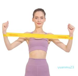 Bandes de résistance Yoga musculation ceinture d'entraînement Fitness bande d'exercice haut 11 muscles pour jambe cheville poids Training8155818