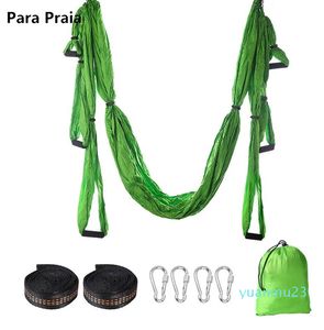 Weerstandsbanden yoga hangmat anti -zwaartekracht ultralicht parachute nylon lucht swing onmisbare fitnessapparatuur thuis gym 230308 97