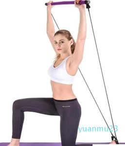 Weerstandsbanden Yoga Pl Rodsportable Home Band Pilates Gym Fitnesstraining voor Pilatus Oefening Stick Toning Bar Workout