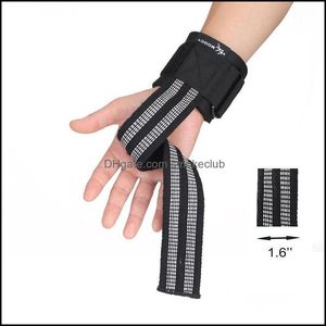 Équipements de résistance Fitness Supplies Sports Outdoorsbandes de résistance Haltérophilie Sangles de poignet Wraps Grip pour hommes et femmes Gym Exerci