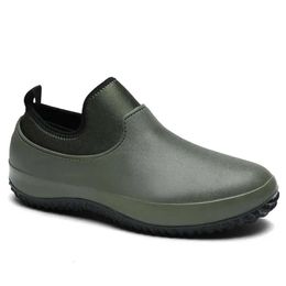 Sandales résistantes hommes Chaussures de cuisine à l'épreuve d'huile Restaurage Garden étanche de travail imperméable Travail de travail 0b24