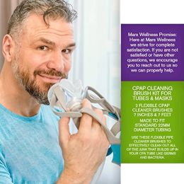 Respirateur tuyau de nettoyage de tube brosse CPAP Cleaner fournitures