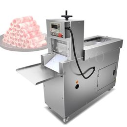 Trancheuse automatique de viande congelée pour Restaurant, coupe-rouleau de mouton et de bœuf, Machine de découpe de saucisses et de Bacon