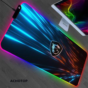 RESTS 1000X500 RGB RGB MOUSE PAD XXL LED AMIME MOUSEPAD GAMER SUPERFICIO DE LA CHOPET MSI MATO MAT