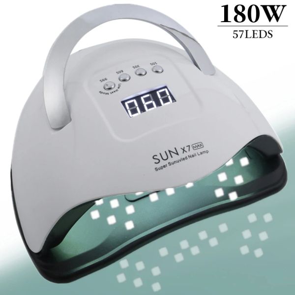 RESTS 180W SUN X7 MAX UV LED MANICURE MANICURE LAMPES DE NOI