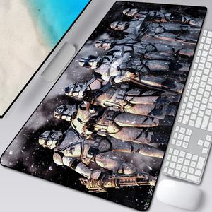 Rust 90x40cm groot gaming toetsenbord muis pad computer gamer tablet bureau muispad met rand vergrendeling xl kantoor speelmuizen matten