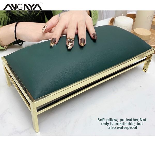 RESTS Angnya 1pcs Nail Art Marble Table Cushion pour manucure Salon Bran Hand Palm Rest Glow Howder 230311