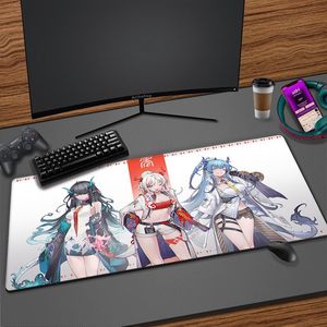 Repose Arknights Anime Filles Jeu Tapis de Souris Xxl Extra Large Tapis de Souris Gamer Table Tapis de Souris Société Tapis de Bureau Accessoires de Jeu Tapis