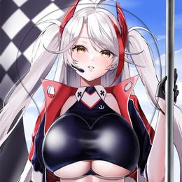 Rests Azur Lane Prinz Eugen (laatste ronde) 3D sexy grote oppai muis pad niet -slip mat schattige muispad met zachte polssteun siliconen