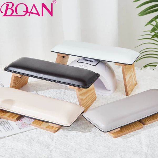 Descansos bqan plegable PU cuero u uña para almohada de almohada de almohada de almohada de almohada