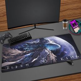 Rust Elden Ring Ranni Game Mouse Pad Art Placemats Kantoortapijt Bureaupad Muismat Zwart Grote muismat Rubberen mat voor computertafel