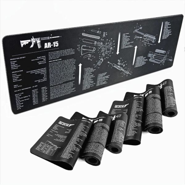 RESTS CONTRAISSEMENT DES PIÈCES CASSIONS PIÈCES PIÈCES DE MONDE PAD POUR AR15 AK47 REMINGTON 870 GLOCK CZ75 Punisher P220 P320 Beretta 92 1911