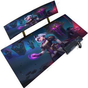 Rests Heroes of the Storm Mouse Pad Desk Aesthetic Desk PC Mat Extra Large 1200X500 RGB MusePad Gaming Alfombras Alfombra LED de arte retroiluminado