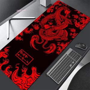 RESTS Japanses Style Dragon 80x30cm XL LockEdge Gran Gaming Mousepad Computadora Nonslip Gamer Mousemat Desk Musepads For PC Desk Boil