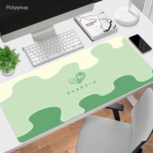 Rust Grote Groene Gaming Muismat XXL Matcha Muismat Gamer Rubber Toetsenbord Matten Bureau Pad Mat Tafel Mausepad Kawaii Tapijt 1000x500