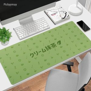 Rust Matcha groene mousepad gaming computer gamer muismat bureaumat toetsenbord tafelmatten Xxl Kawaii laptop pad Art Tapis de Souris Xxl