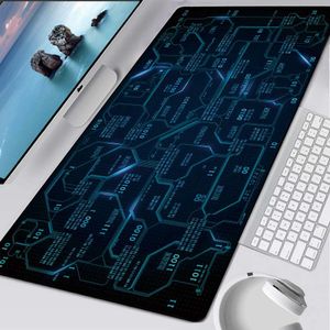 Rests Matrix Binary Code Mouse Pad Résumé Ligne ACCESSOIRES DE GAMIN