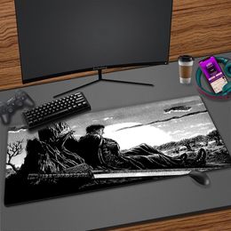 Rust Muismat Berserk Guts Anime Dywan Gamer 90x40cm Xxl Gaming Accessoires Varmilo Toetsenbord Computer Muismat Cs Go Dota Bureau Mat