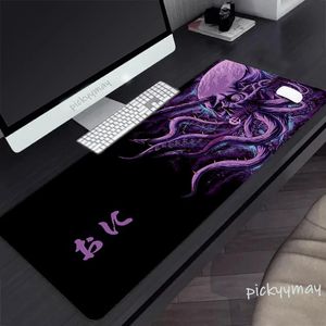 Rust Octopus Grote Zwarte Muismat Gamer Muismatten Toetsenbord Mat Bureaukleed Beest Pc Hd Bureau Matten Bedrijf Muismat voor Gift