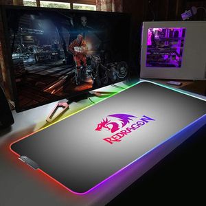 Repose RVB Gaming Redragon Tapis De Souris Grande Taille Coloré Lumineux PC Ordinateur De Bureau 7 Couleurs LED Lumière Tapis De Bureau Gaming Keyboard pad