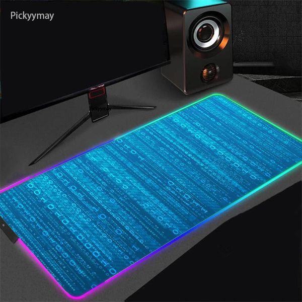 RESTS RGB Gaming Gaming Mousepad LED Backlight Carpet PCB musos Pad PC Gamer Keyboard Mouse Pad Geek Desk Mate Mice Mate XXL