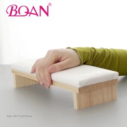 Restages Wood Nail Art Pillow à main pour la manucure Table Nail Art Tool Manucure Salon Rest Rester Holder Cushion ARM REST