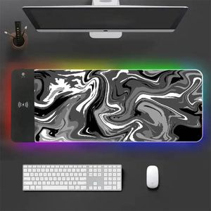 Rests Wireless Charger RGB LED LICHT MOUSE KAD BALE MAT MUUS PADS Gamer Lumineuze gaming Mouse Mat Computer Opladen Mousepad Company